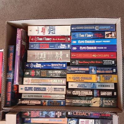 MOSTLY NOVELS BY CUSSLER & CLANCY