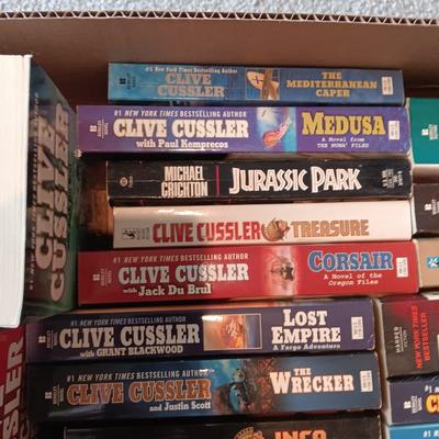 MOSTLY NOVELS BY CUSSLER & CLANCY