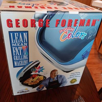 TRAMONTINA CUTLERY SET, NEW GEORGE FOREMAN GRILL AND SOME KITCHEN UTENSILS