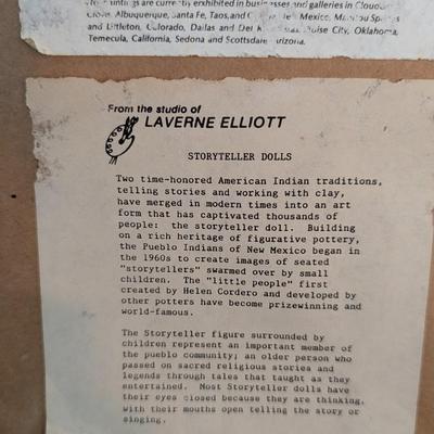 Laverne Elliott Storyteller Dolls Art