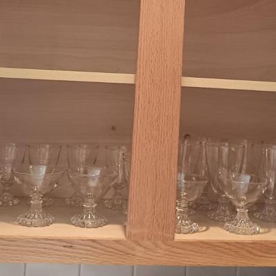 3 SIZES OF BOOPIE GLASSES BY ANCHOR HOCKING (8 OF EACH)