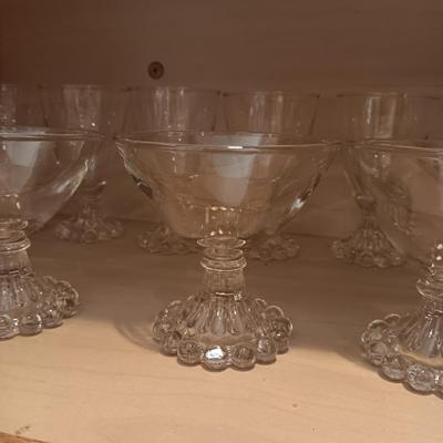 3 SIZES OF BOOPIE GLASSES BY ANCHOR HOCKING (8 OF EACH)