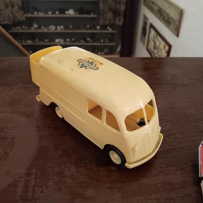 2 MARINE BAND HARMONICAS AND A PLASTIC METRO VAN