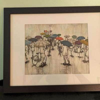 Framed "A Whisper In The Rain" Art (SB)
