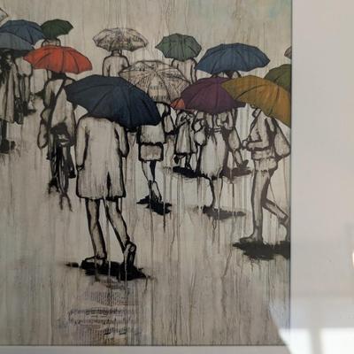 Framed "A Whisper In The Rain" Art (SB)