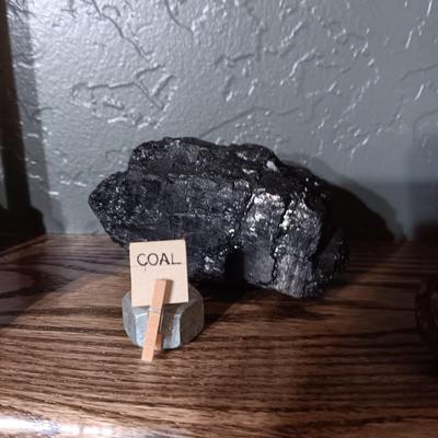 ROCKS FROM A COLLECTION LABELED GOLD ORE, COAL & ASSAY CRUCIBLE FRAGMENTS