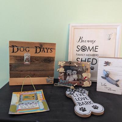 Dog Hanging Wall Art & Picture Frame (SB)