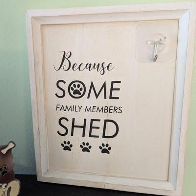 Dog Hanging Wall Art & Picture Frame (SB)