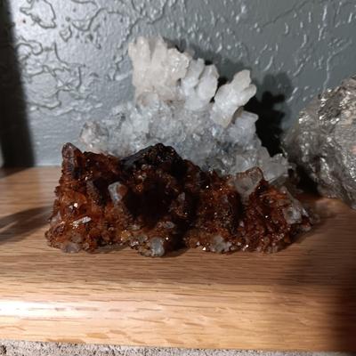 ROCKS FROM A COLLECTION LABELED PYRITE AND QUARTZ