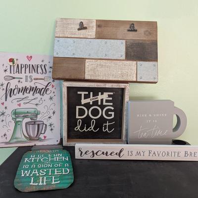 Assortment Of Wall Decor (SB)