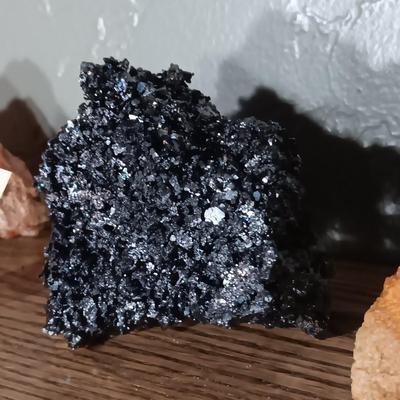 ROCKS FROM A COLLECTION LABELED SATIS FORTIS & POTASH/HALITE ORE