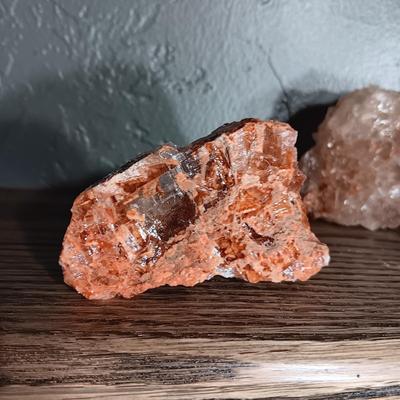 ROCKS FROM A COLLECTION LABELED SATIS FORTIS & POTASH/HALITE ORE