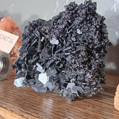 ROCKS FROM A COLLECTION LABELED SATIS FORTIS & POTASH/HALITE ORE