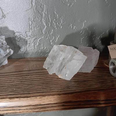 ROCKS FROM A COLLECTION LABELED HALITE
