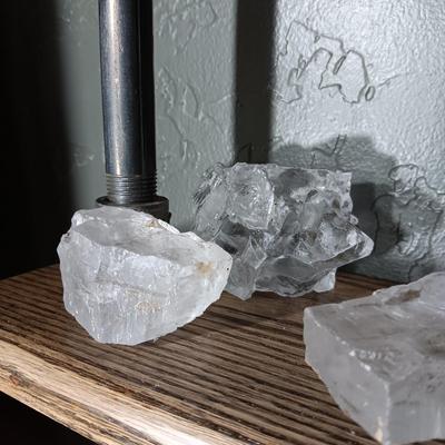ROCKS FROM A COLLECTION LABELED HALITE
