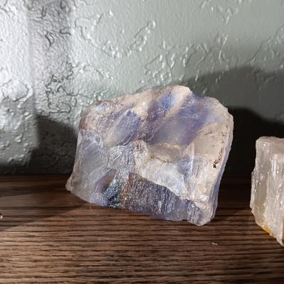 ROCKS FROM A COLLECTION LABELED HALITE