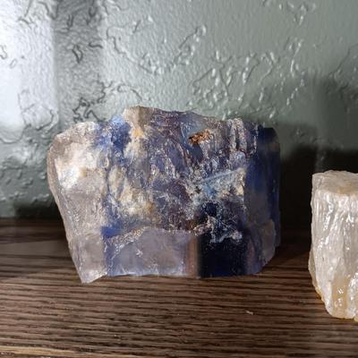 ROCKS FROM A COLLECTION LABELED HALITE