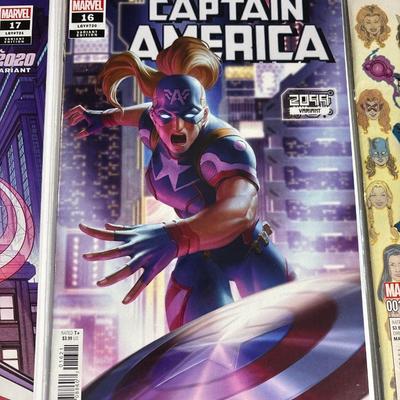 Captain America, A-Force, Daredevil