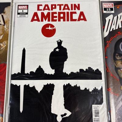 Captain America, A-Force, Daredevil