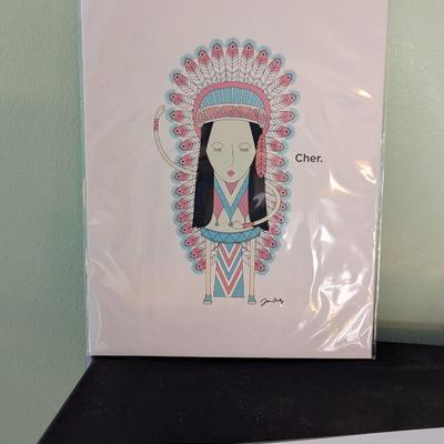 Cher Print By Jan Ortiz (SB)