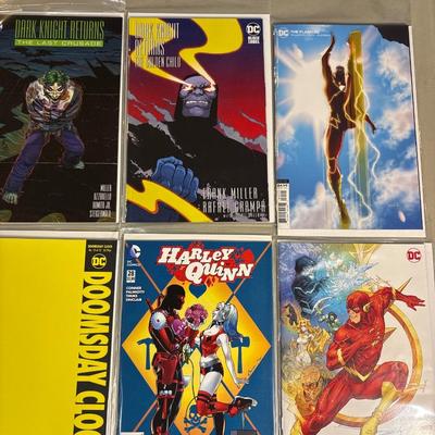 Dark Knight Returns, The Flash, Doomsday Clock, Harley Quinn