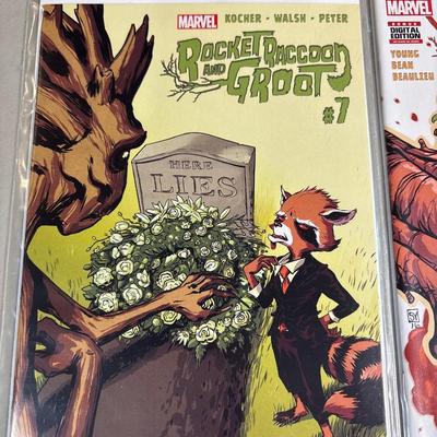 Rocket Raccoon & Groot