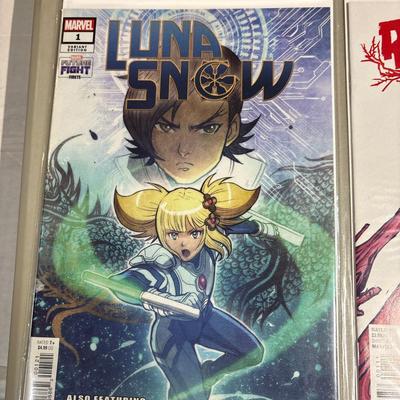 Rocket Raccoon & Groot, Luna Snow, Nova, Loki, Thor