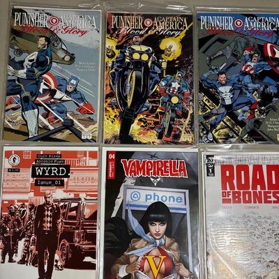 Punisher of America, Vampirella & others