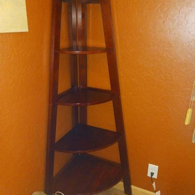 STAIR STEP CORNER SHELF