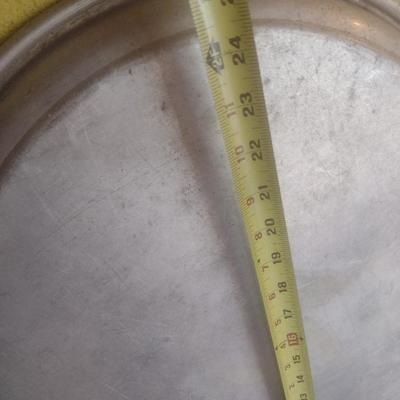 Pair of Lage Metal NSF Serving Trays or Pans