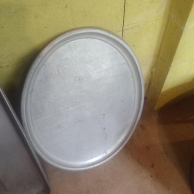 Pair of Lage Metal NSF Serving Trays or Pans