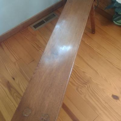 Hand Crafted Solid Wood Amish Bench