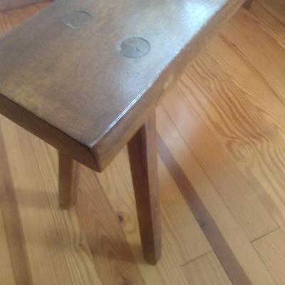 Hand Crafted Solid Wood Amish Bench