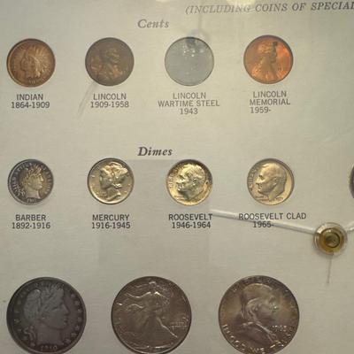Sale Photo Thumbnail #16: 26 coins in total 
Key Coins include: 
1908 Indian Penny 
1943 Steel Penny 
1945 Jefferson Nickel (Silver) 
1908 Barber Quarter (Silver) 
1930 Standing Quarter (Silver)
1964 Washington Quarter (Silver) 
1910 Barber Half Dollar (Silver) 
1943 Walking Half 