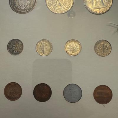 Sale Photo Thumbnail #21: 26 coins in total 
Key Coins include: 
1908 Indian Penny 
1943 Steel Penny 
1945 Jefferson Nickel (Silver) 
1908 Barber Quarter (Silver) 
1930 Standing Quarter (Silver)
1964 Washington Quarter (Silver) 
1910 Barber Half Dollar (Silver) 
1943 Walking Half 