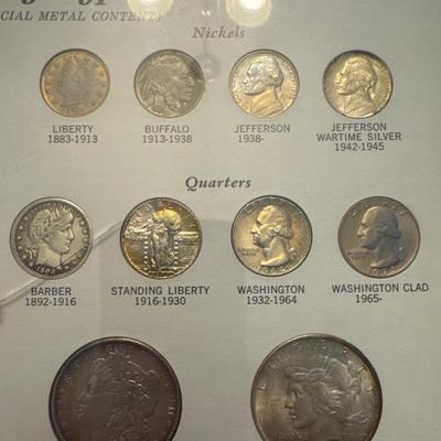 Sale Photo Thumbnail #18: 26 coins in total 
Key Coins include: 
1908 Indian Penny 
1943 Steel Penny 
1945 Jefferson Nickel (Silver) 
1908 Barber Quarter (Silver) 
1930 Standing Quarter (Silver)
1964 Washington Quarter (Silver) 
1910 Barber Half Dollar (Silver) 
1943 Walking Half 
