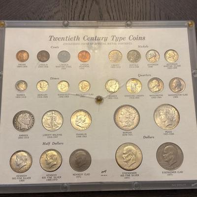 Sale Photo Thumbnail #14: 26 coins in total 
Key Coins include: 
1908 Indian Penny 
1943 Steel Penny 
1945 Jefferson Nickel (Silver) 
1908 Barber Quarter (Silver) 
1930 Standing Quarter (Silver)
1964 Washington Quarter (Silver) 
1910 Barber Half Dollar (Silver) 
1943 Walking Half 