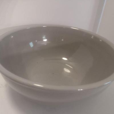Large 16" Ironstone Pottery Bread Bowl Marked
