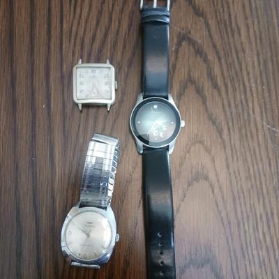 MEN'S WORKING HELBROS & WALTHAM WATCHES PLUS ARMITRON WATCH THATS NEEDS NEW BATTERY