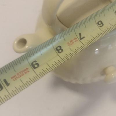 Vintage Rare Foreman Bros. Hall China Company Double Spout Tip-Pour Tea Pot