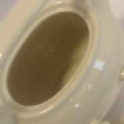 Vintage Rare Foreman Bros. Hall China Company Double Spout Tip-Pour Tea Pot