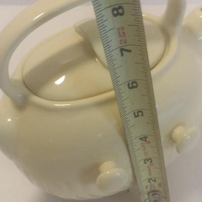 Vintage Rare Foreman Bros. Hall China Company Double Spout Tip-Pour Tea Pot