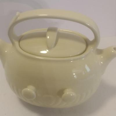 Vintage Rare Foreman Bros. Hall China Company Double Spout Tip-Pour Tea Pot