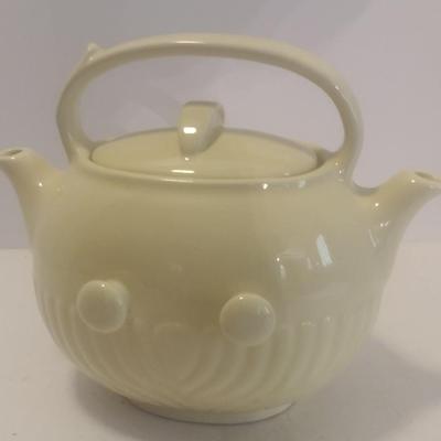 Vintage Rare Foreman Bros. Hall China Company Double Spout Tip-Pour Tea Pot