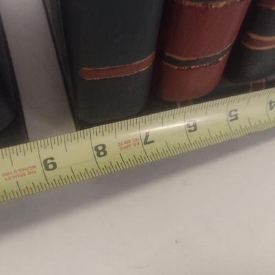 Set of Large Vintage Wood Book Themed Book Ends