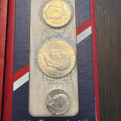 Sale Photo Thumbnail #27: 4 sets 
Each set includes 40% silver Eisenhower, Kennedy, Washington.