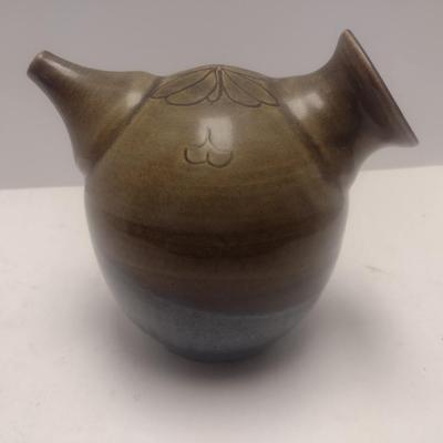 Art Studio Pottery Vessel Signed by Artist James Myers 1984
