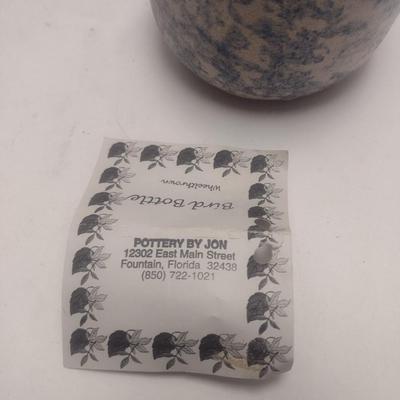 Art Studio Pottery Bird Bottle