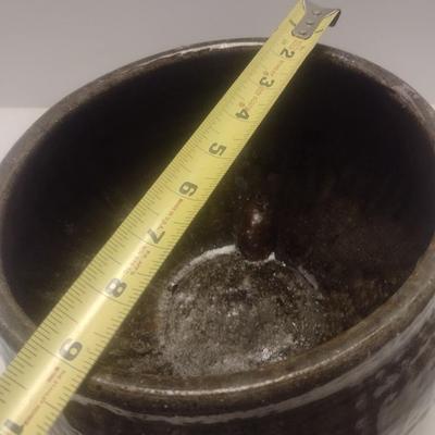 Vintage Alkaline Glazed Hand Thrown Pottery Bowl Shiloh, NC
