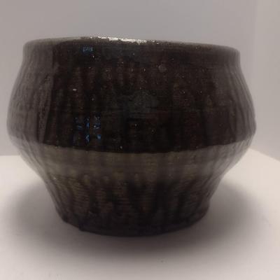 Vintage Alkaline Glazed Hand Thrown Pottery Bowl Shiloh, NC